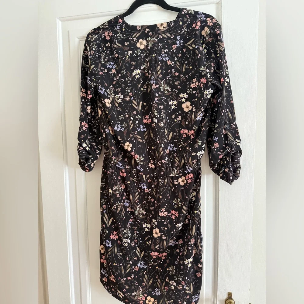 Joe fresh Floral Black Dress - Picture 10 of 12